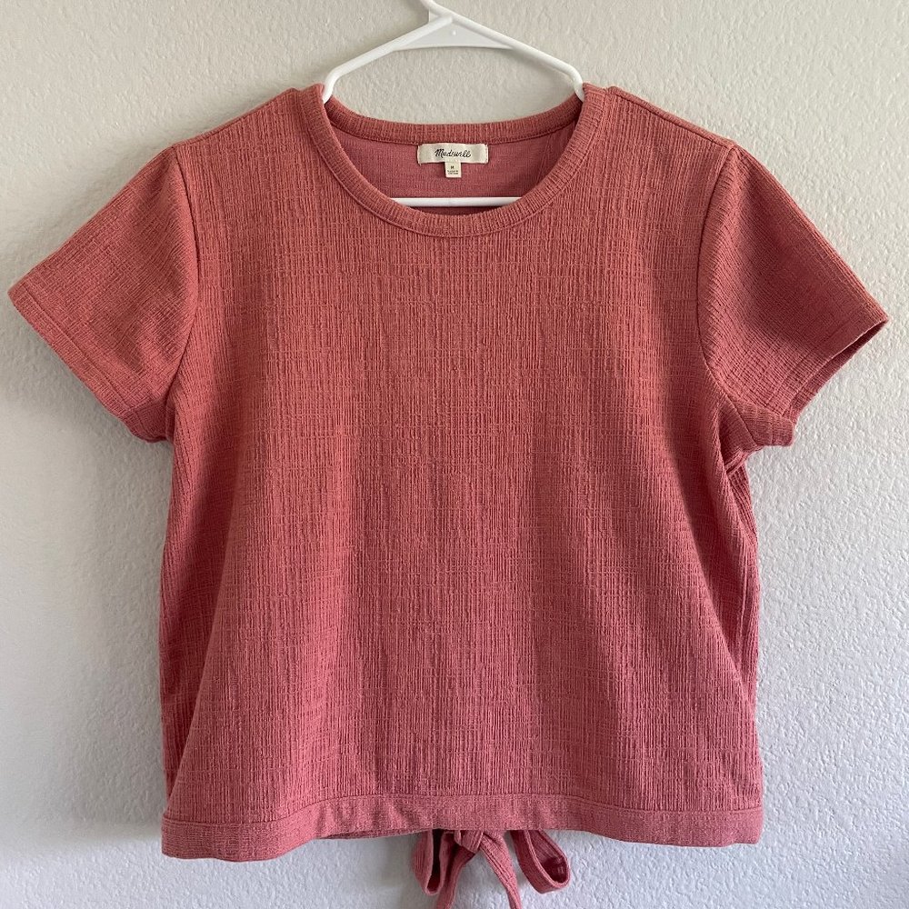 Madewell Cropped Tie-Back Top